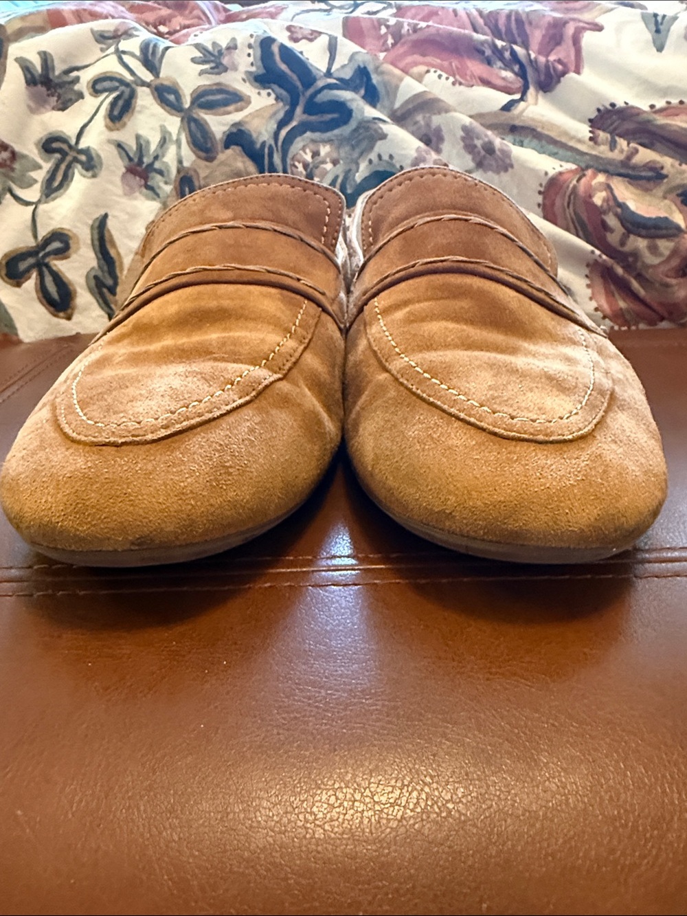 Paul Green Women’s Tan Suede Penny Loafers - Picture 7 of 7